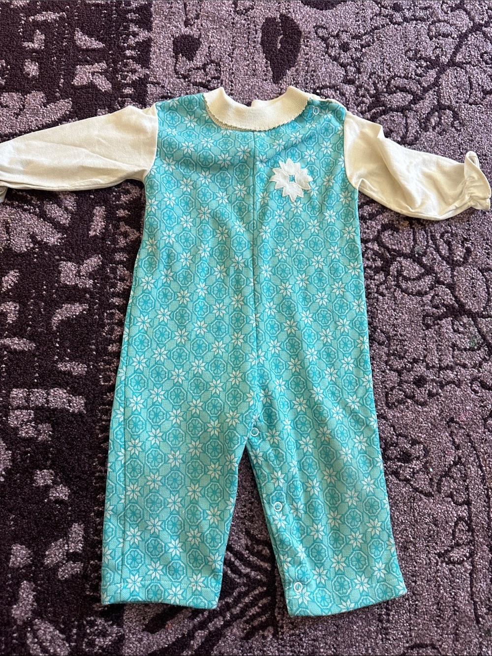 Vintage baby one piece jumpsuit size 24 months